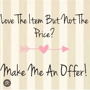 Any reasonable offers welcome